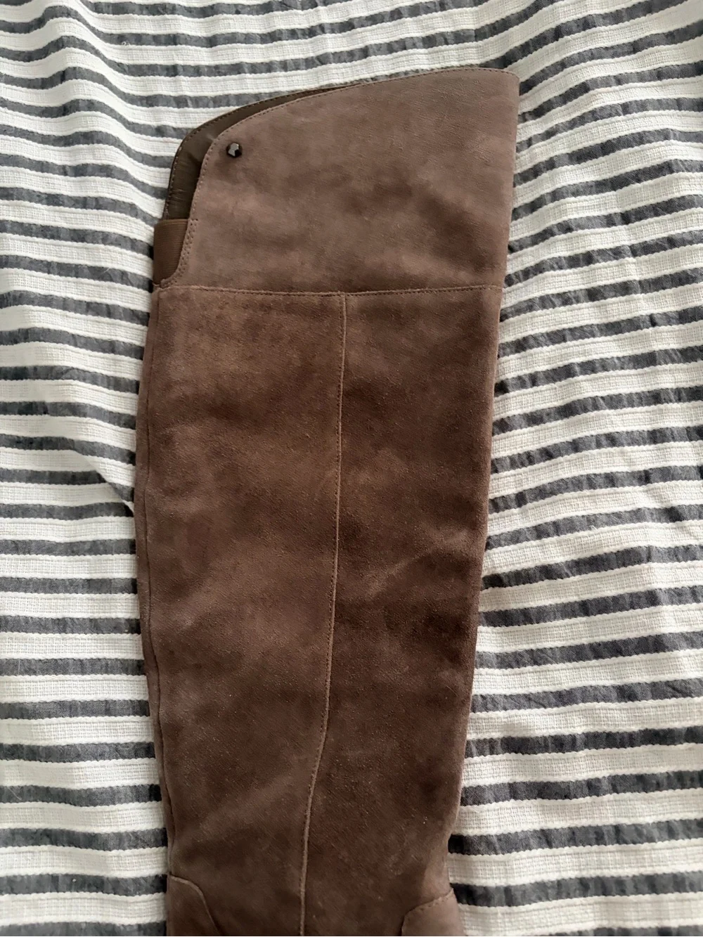 Vince Camuto - Women's Tall Suede Riding Boot - Taupe